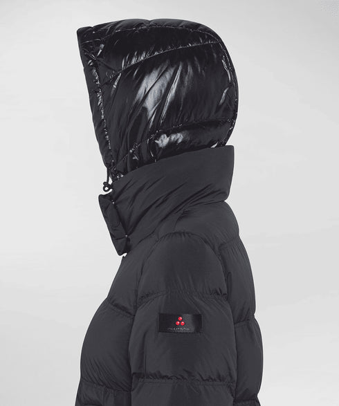 Peuterey Piumino lungo UNIX ML BMAT - Piumino con cappuccio in contrasto materiale 46  - Francavilla Moda